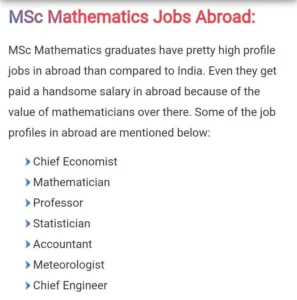 Online MSc in Mathematics Course